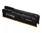 Kingston Technology FURY Beast 64GB 3600MT/s DDR4 CL18 DIMM (2 komplekti) Must