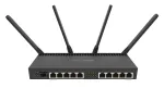 MIKROTIK Wireless Router - Rb4011igs+5hacq2hnd-ingigabit Ethernet Dual-band (2.4 GHz / 5 GHz) Must