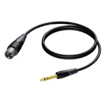 Procab XLR isane 6,3 mm (1/4 tolli) pesa isasele stereokaablile 1,5 m
