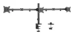 Gembird MA-D3-01 reguleeritav lauakinnitus 3 monitorile, 17&ndash;27 tolli, kuni 7 kg
