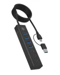 ICY BOX IB-HUB1737-C3 USB 3.2 Gen 1 (3.1 Gen 1) USB-C 5000 Mbit/s Must