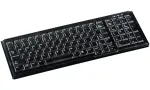 Cherry Active Key AK-7000-U-B/GE kompaktne t&ouml;&ouml;stuslik klaviatuur, USB, saksa paigutus, must