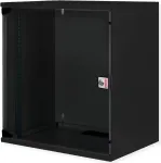 Seinale kinnitatav v&otilde;rgukapp ROLINE 19 tolli 12U, 540x400 mm, p&otilde;hikomplekt, must