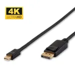 Microconnect DP-MMG-300MB DisplayPort-kaabel 3 m Mini DisplayPort Must