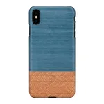 Nutitelefoni &uuml;mbris man and wood iPhone XS Maxile &mdash; teksamust