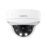 Reolink P437 4K PoE kuppel-IP-turvakaamera, 8 MP 3840x2160, 5x optiline suum 2,7&ndash;13,5 mm, v&auml;rviline &ouml;&ouml;n&auml;gemine, H.265, IK10, IP67, microSD kuni 256 GB, valge