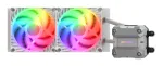COUGAR CPU vesijahutus Poseidon Ultra 240, ARGB, Valge, All-in-one vedelikjahuti, 12 cm, 500 RPM, 2200 RPM, Valge