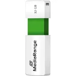 MediaRange - USB-m&auml;lupulk - 32 GB - USB 2.0 - valge, roheline (MR973)
