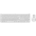 Logitech MK950 Signature Slim klaviatuur ja hiir komplekt, kontor, RF traadita + Bluetooth, QWERTZ saksa, grafiitvalge