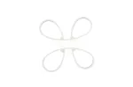 Lae LED-valgusti TRIO Fly 40 cm, 4000K, matt valge