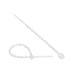 Kaablisidemed InLine Ball 100 mm valge, 100 tk pakend, plastikust kinnitusrihmad