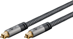 Helikaabel Goobay (WENTRONIC) 65306 &mdash; 3 m TOSLINK isane-isane, vask, kullatud kontaktidega, must/h&otilde;bedane