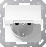 JUNG AS 1520 KIKL WW SCHUKO pistikupesa klapiga, 16 A 250 V, alpivalge