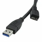 ROLINE - USB-kaabel - 9-kontaktiline USB t&uuml;&uuml;p A (M) - 10-kontaktiline mikro-USB t&uuml;&uuml;p B (M) - 3 m (USB 3.0) - must (11.02.8877)