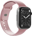 PURO ICON Apple Watch Strap 4/5/6/7/SE/8/9/10 40/41/42mm (S/M & M/L) (Dusty Pink)