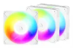 ARCTIC Freezer P14 Pro Reverse A-RGB (valge) &ndash; 3 tk komplekt &ndash; 140 mm A-RGB PWM ventilaator kaablijaguriga
