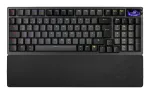 Mehaaniline m&auml;nguklaviatuur ASUS ROG Azoth 96 HE &mdash; 96% QWERTZ, USB + RF juhtmevaba + Bluetooth, magnet-mehaanilised l&uuml;litid, RGB, must