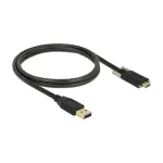 USB-kaabel DeLOCK 83718 USB 3.2 Gen 2 1m USB A USB C must