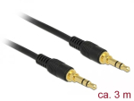 Audio kaabel DeLOCK 85551 3m 3.5mm Must