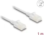 DeLOCK RJ45 Cat.6A v&otilde;rgukaabel, pistik-pistik, 1 m, valge