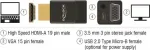 Kaabelsoovahetaja DeLOCK 65895 HDMI A -> VGA ja 3,5 mm heli, must