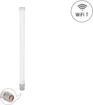Mitmesuunaline v&auml;li-WiFi 7 antenn DELOCK 81455 N-t&uuml;&uuml;p 4,5&ndash;6,6 dBi 32 cm vertikaalpolarisatsioon valge