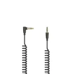 Helikaabel Hama Flexi-&otilde;huke 0.75m 3.5mm Must Isane-Isane Kullatud