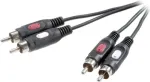 SpeaKa Professional RCA heli&uuml;henduskaabel [2x RCA-pistik - 2x RCA-pistik] 1.50 m Must (SP-7869764)