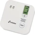 S&uuml;sinikmonooksiidiandur Stabo CO Alarm IV Wireless, patareitoitel 3 V, valge