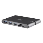 StarTech.com USB-C mitme pordiga adapter &ndash; USB USB-C minidokk HDMI 4K v&otilde;i VGA 1080p videoga &ndash; 100W toiteedastus, 3 pordiga USB 3.0 jaotur, GbE, SD ja microSD &ndash; s&uuml;learvuti reisidokk