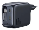 Laadija Baseus EnerCore CJ11 kiirlaadija 3C 67W &mdash; 3&times; USB-C, vahelduvvoolu sisend, must