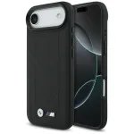 BMW M Quilted Logo MagSafe &uuml;mbris Apple iPhone Airile, must
