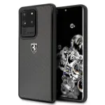 Ferrari Hardcase FEHCAHCS69BK Samsung Galaxy S20 Ultra jaoks, Must Carbon Heritage