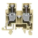 Weidm&uuml;ller L&auml;biv klemmliist, kruvi&uuml;hendus, 2,5 mm&sup2;, 800 V, 24 A, tume beež, DIN-liist TS 35