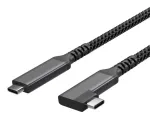 S CONN S/CONN maximum connectivity USB-C laadimiskaabel USB-C &ndash; USB-C 3.2 100W PD Tekstiil 90&deg; - Kaabel - Digitaal/Andmed