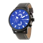 POLICE meeste k&auml;ekell R1451281001 Adder Collection 46mm roostevabast terasest korpus mustast nahast rihm analoogkvarts