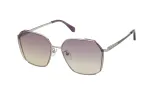 ZADIG & VOLTAIRE SZV369-580SN9 Naiste ristk&uuml;likukujulised p&auml;ikeseprillid - must raam, hall l&auml;&auml;ts, UV400 kaitse