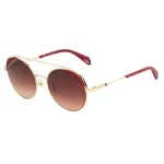 POLICE Woman SPLA9454300Y Rectangular Sunglasses Havana 54mm