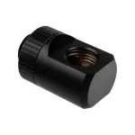 EK Water Blocks EK-Torque T-jaotur-adapter G1/4 v&auml;liskeere 2x G1/4 sisekeermele, p&ouml;&ouml;ratav, must