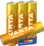 VARTA Battery Longlife Micro AAA LR03 1x4