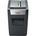 Rexel Momentum X410-SL Slimline paberihunt P4, ristl&otilde;ige, 4 x 30 mm, 10 lehte, 23 l, must / hall