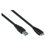 GoodConnections Alcasa USB 3.2 Gen 1 kaabel, USB-A &ndash; Micro-USB B, 1 m, must