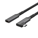 ShiverPeaks USB-C pikenduskaabel USB-C/C 3.2 PD 90&deg; - Kaabel - Digitaalne/Andmed
