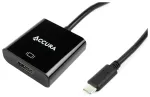 Accura USB-C - HDMI kaabel M/F 0,15 m