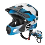 ROCKBROS TS-61 laste jalgrattakiiver eemaldatava l&otilde;uakaitsega, suurus M (54-57 cm), sinine
