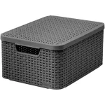 Curver Style M hoiukarp kaanega, 21.5L, tumehall, 39.3x29.3x18.7cm