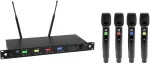 OMNITRONIC UHF-604 4-kanaliline UHF juhtmevaba mikrofonis&uuml;steem 520-554 MHz 13063605