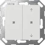 Gira KNX 2-kohaline kiikkl&uuml;liti nooltega, puhtvalge 517503