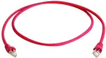 Teleg&auml;rtner CAT 6A S/FTP rist&uuml;hendusega v&otilde;rgupatch-kaabel, RJ45, 3 m, punane, halogeenivaba, tuleaeglustav L00002A0139