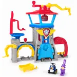 PAW Patrol : Air Rescue, Pup Squad Adventure Bay lennujaamakomplekt, Chase m&auml;nguauto ja s&otilde;idukik&auml;ivitajaga, m&auml;nguasjad poistele ja t&uuml;drukutele 3+